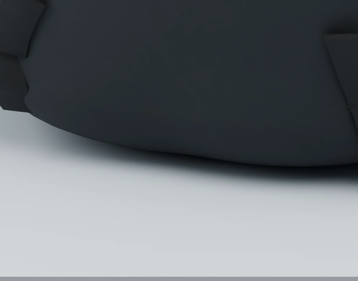 Close view of the backpack abrasion-style base material